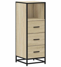 Badschrank Sonoma-Eiche 35x37,5x100 cm Holzwerkstoff