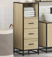 Badschrank Sonoma-Eiche 35x37,5x100 cm Holzwerkstoff