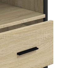 Badschrank Sonoma-Eiche 35x37,5x100 cm Holzwerkstoff