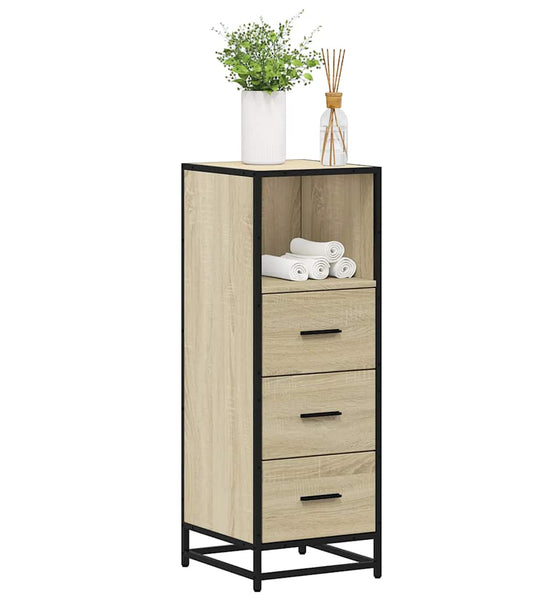 Badschrank Sonoma-Eiche 35x37,5x100 cm Holzwerkstoff