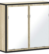 Bad-Spiegelschrank Sonoma-Eiche 65x20x60 cm Holzwerkstoff