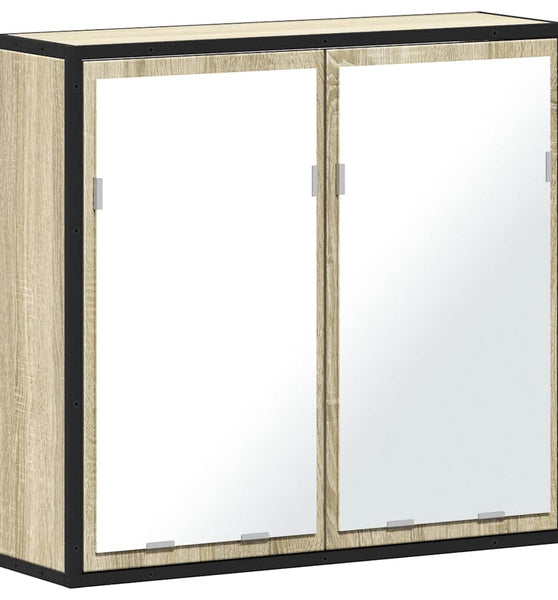 Bad-Spiegelschrank Sonoma-Eiche 65x20x60 cm Holzwerkstoff