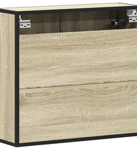 Bad-Spiegelschrank Sonoma-Eiche 65x20x60 cm Holzwerkstoff