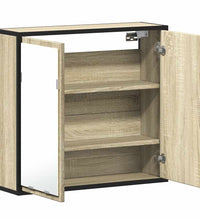 Bad-Spiegelschrank Sonoma-Eiche 65x20x60 cm Holzwerkstoff