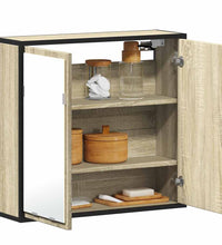 Bad-Spiegelschrank Sonoma-Eiche 65x20x60 cm Holzwerkstoff