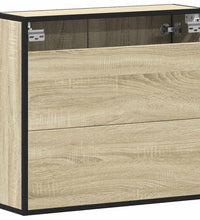 Bad-Spiegelschrank Sonoma-Eiche 65x20x60 cm Holzwerkstoff