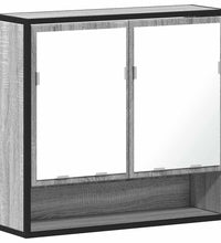 Bad-Spiegelschrank Grau Sonoma 65x20x60 cm Holzwerkstoff