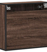 Bad-Spiegelschrank Braun Eichen-Optik 65x20x60 cm Holzwerkstoff