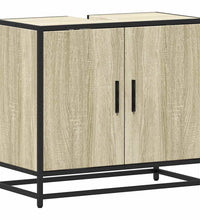 Badschrank Sonoma-Eiche 65x33x60 cm Holzwerkstoff