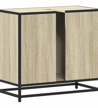 Badschrank Sonoma-Eiche 65x33x60 cm Holzwerkstoff