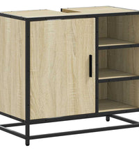 Badschrank Sonoma-Eiche 65x33x60 cm Holzwerkstoff