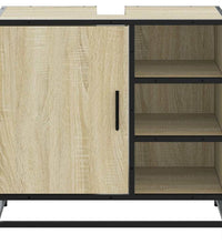 Badschrank Sonoma-Eiche 65x33x60 cm Holzwerkstoff