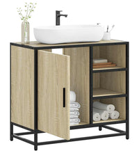 Badschrank Sonoma-Eiche 65x33x60 cm Holzwerkstoff