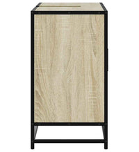 Waschbeckenunterschrank Sonoma-Eiche 80x33x60 cm Holzwerkstoff