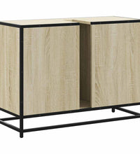 Waschbeckenunterschrank Sonoma-Eiche 80x33x60 cm Holzwerkstoff