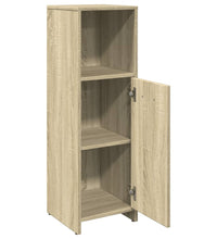 Badezimmerschrank Sonoma-Eiche 30x30x95 cm Holzwerkstoff