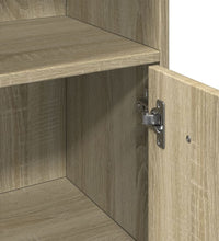 Badezimmerschrank Sonoma-Eiche 30x30x95 cm Holzwerkstoff