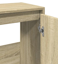 Waschbeckenunterschrank Sonoma-Eiche 60x33x60 cm Holzwerkstoff