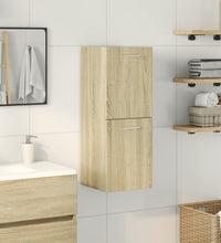 Badezimmerschrank Sonoma-Eiche 30x30x80 cm Holzwerkstoff