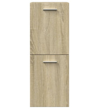 Badezimmerschrank Sonoma-Eiche 30x30x80 cm Holzwerkstoff