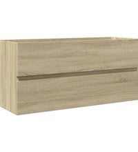 Waschbeckenschrank Sonoma-Eiche 100x38,5x45 cm Holzwerkstoff