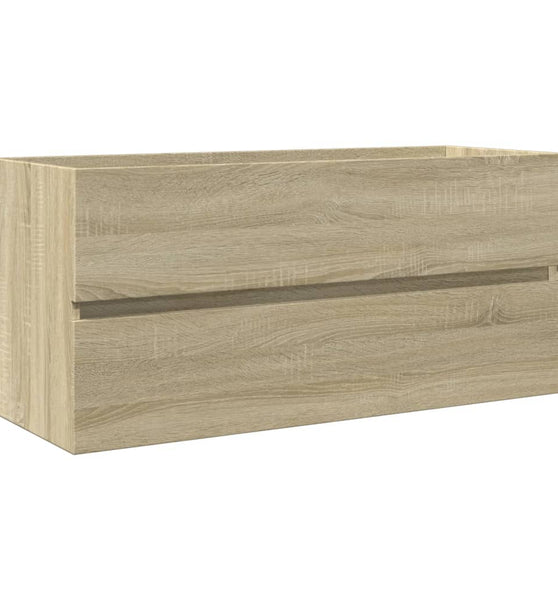 Waschbeckenschrank Sonoma-Eiche 100x38,5x45 cm Holzwerkstoff