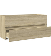 Waschbeckenschrank Sonoma-Eiche 100x38,5x45 cm Holzwerkstoff