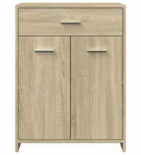 Badezimmerschrank Sonoma-Eiche 60x33x80 cm Holzwerkstoff