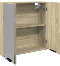 Bad-Spiegelschrank Sonoma-Eiche 64,5x20x66,5 cm Holzwerkstoff