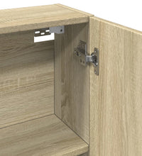 Bad-Spiegelschrank Sonoma-Eiche 64,5x20x66,5 cm Holzwerkstoff