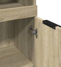 Badschrank Sonoma-Eiche 32x34x188,5 cm Holzwerkstoff