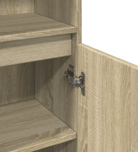 Badschrank Sonoma-Eiche 30x30x190 cm Holzwerkstoff