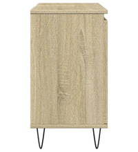 Badschrank Sonoma-Eiche 58x33x60 cm Holzwerkstoff