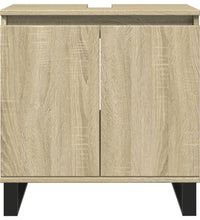 Badschrank Sonoma-Eiche 58x33x60 cm Holzwerkstoff