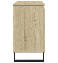 Badschrank Sonoma-Eiche 58x33x60 cm Holzwerkstoff