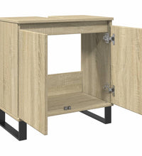 Badschrank Sonoma-Eiche 58x33x60 cm Holzwerkstoff