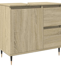 Badschrank Sonoma-Eiche 65x33x60 cm Holzwerkstoff