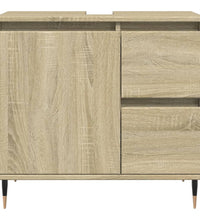 Badschrank Sonoma-Eiche 65x33x60 cm Holzwerkstoff