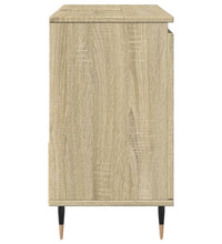 Badschrank Sonoma-Eiche 65x33x60 cm Holzwerkstoff