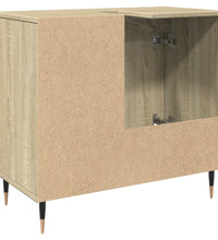 Badschrank Sonoma-Eiche 65x33x60 cm Holzwerkstoff