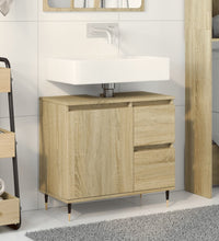 Badschrank Sonoma-Eiche 65x33x60 cm Holzwerkstoff