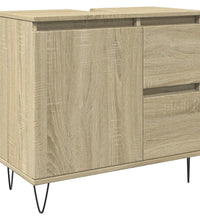 Badschrank Sonoma-Eiche 65x33x60 cm Holzwerkstoff