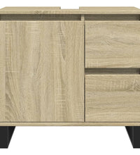 Badschrank Sonoma-Eiche 65x33x60 cm Holzwerkstoff