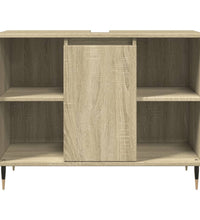 Badschrank Sonoma-Eiche 80x33x60 cm Holzwerkstoff