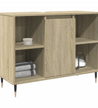 Badschrank Sonoma-Eiche 80x33x60 cm Holzwerkstoff