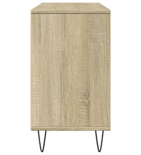 Badschrank Sonoma-Eiche 80x33x60 cm Holzwerkstoff