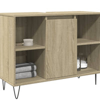 Badschrank Sonoma-Eiche 80x33x60 cm Holzwerkstoff