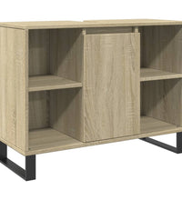 Badschrank Sonoma-Eiche 80x33x60 cm Holzwerkstoff