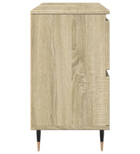 Badschrank Sonoma-Eiche 80x33x60 cm Holzwerkstoff