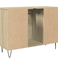 Badschrank Sonoma-Eiche 80x33x60 cm Holzwerkstoff